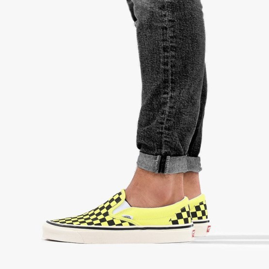 נעלי סניקרס ואנס לגברים Vans Classic Slip On - צהוב