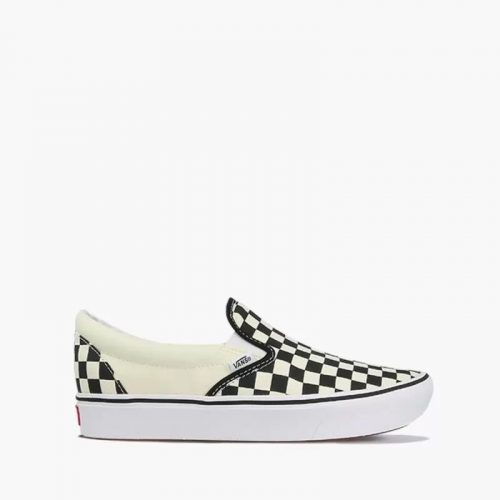 vans checkerboard slip on comfycush