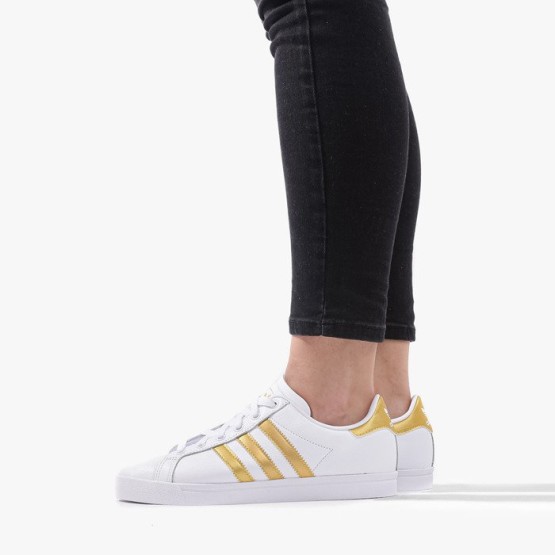 נעלי סניקרס אדידס לנשים Adidas Originals Coast Star - לבן/צהוב