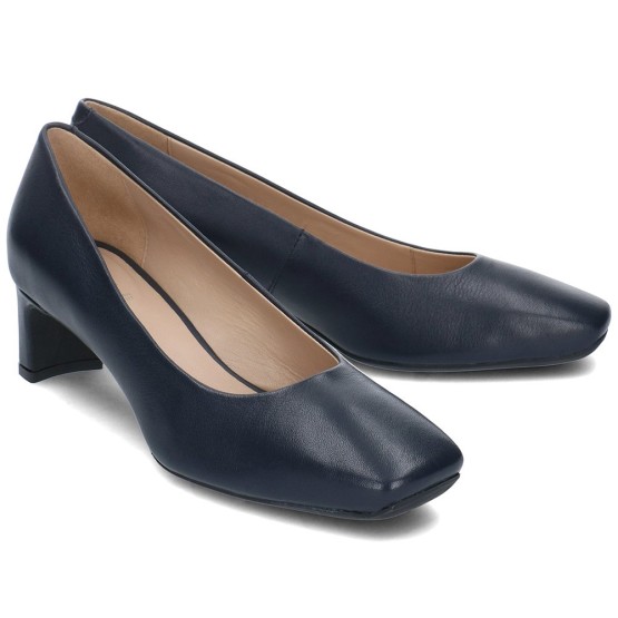 נעלי עקב נמוכות ג'יאוקס לנשים Geox Donna Vivyanne - כחול כהה