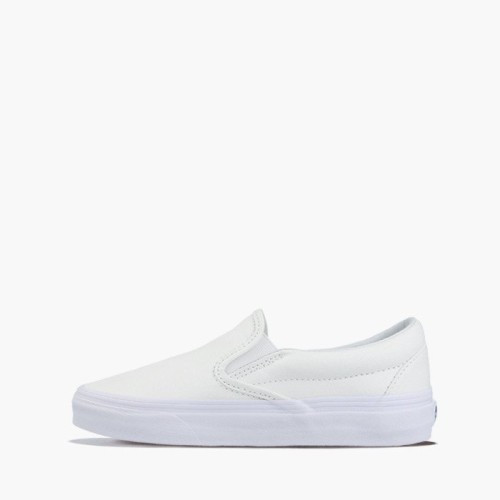 vans classic white slip on womens