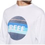 סווטשירט ריף לגברים Reef PEELER 2 TEE LS - לבן
