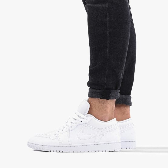 נעליים נייק לגברים Nike Air Jordan 1 Low - לבן