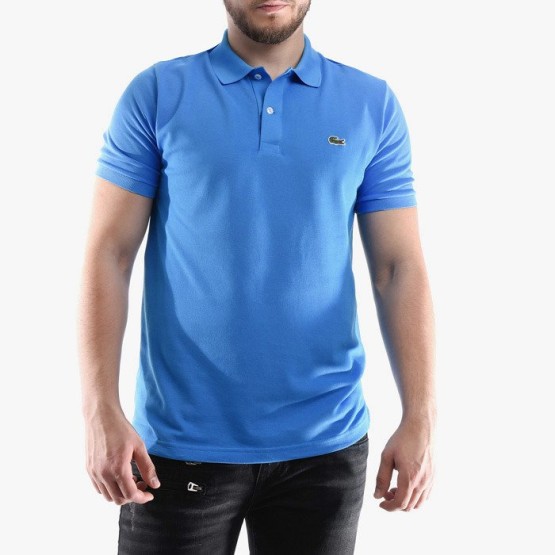 חולצת פולו לקוסט לגברים LACOSTE Erkek Polo Slim Fit - כחול