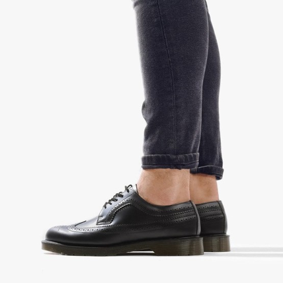 נעליים אלגנטיות דר מרטינס  לגברים DR Martens  Black Smooth - שחור