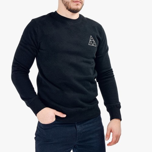 סווטשירט לגברים, HUF Crewneck Triple 