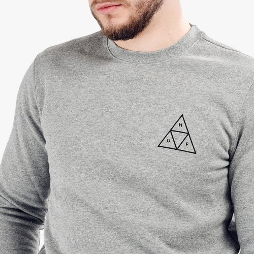 סווטשירט לגברים, HUF Crewneck Triple 