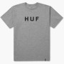 חולצת טי שירט HUF לגברים HUF Original Logo - אפור בהיר