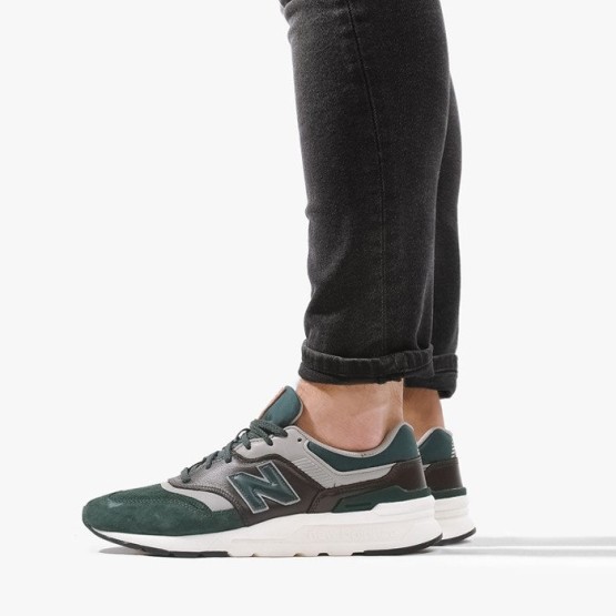נעלי סניקרס ניו באלאנס לגברים New Balance 997 - אפור/ירוק