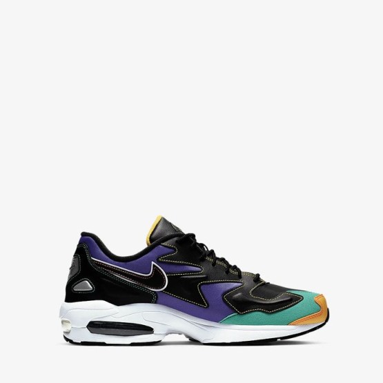 נעלי סניקרס נייק לגברים Nike Air Max2 Light Premium - צבעוני כהה