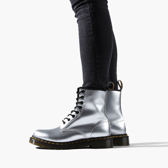 dr martens silver
