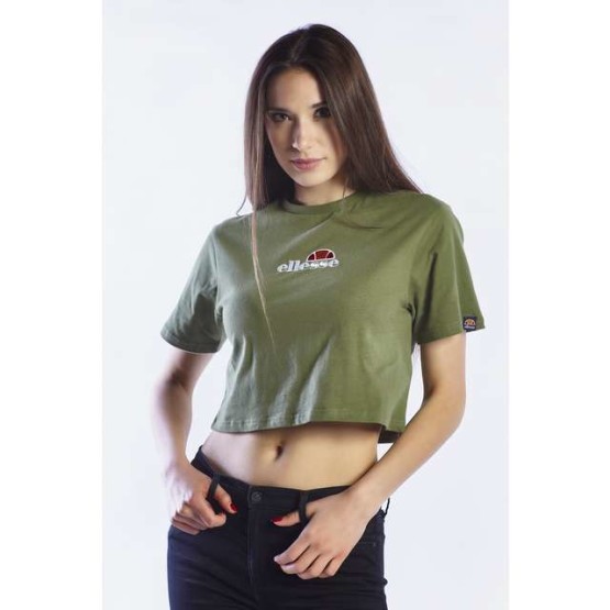 חולצת T אלסה לנשים Ellesse FIREBALL - ירוק כהה