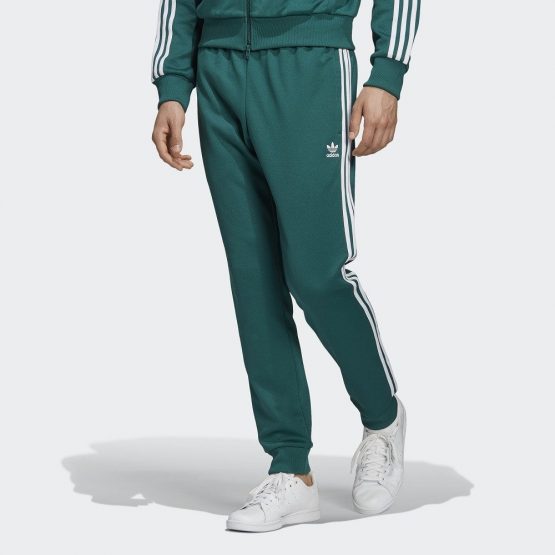 ביגוד אדידס לגברים Adidas SST Track Pants - ירוק
