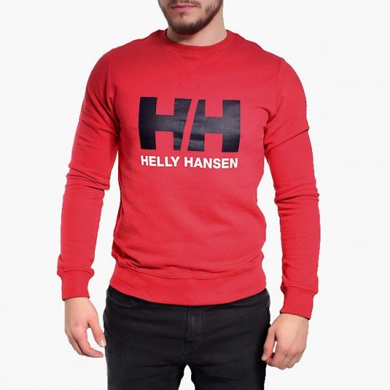 סווטשירט הלי הנסן לגברים Helly Hansen Hansen Logo Crew - אדום