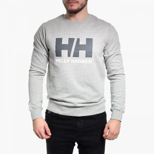 סווטשירט הלי הנסן לגברים Helly Hansen Hansen Logo Crew - אפור בהיר