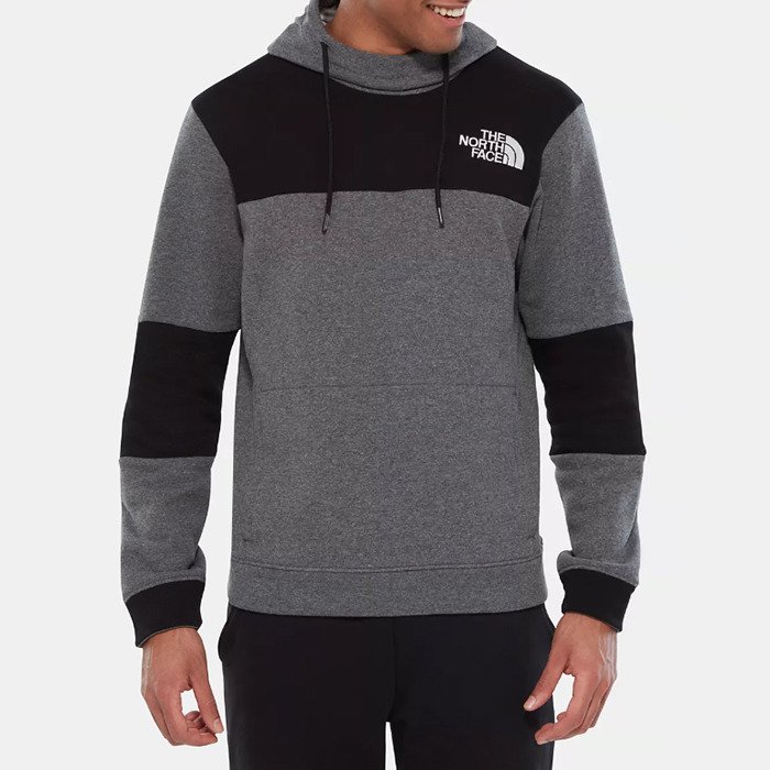 the north face himalayan hoodie in grey