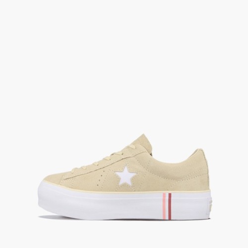 converse tan platform