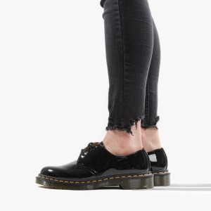 נעלי אלגנט דר מרטינס  לנשים DR Martens 1461 Black Patent Lamper - שחור