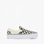 נעלי סניקרס ואנס לנשים Vans Classic Slip On Platform - לבן/שחור