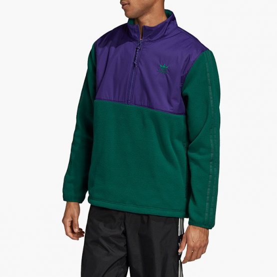 ביגוד אדידס לגברים Adidas Winterized Track Jacket - ירוק