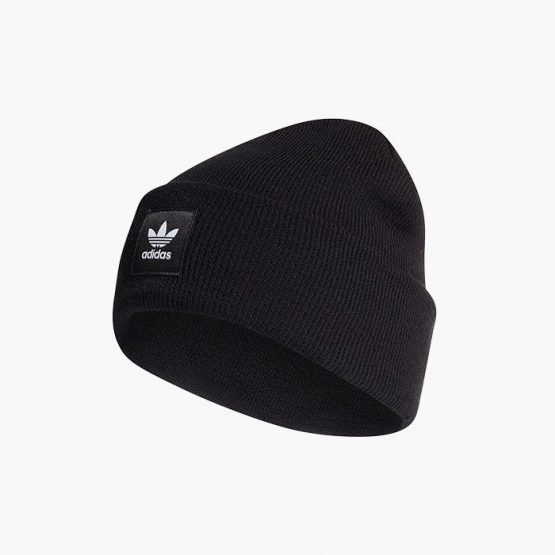 כובע אדידס לגברים Adidas Originals Adicolor Cuff Beanie - שחור