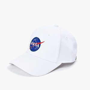 כובע אלפא אינדסטריז לגברים Alpha Industries Nasa Cap - לבן