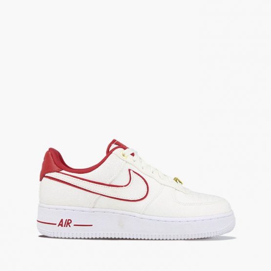 נעלי סניקרס נייק לנשים Nike Air Force 1 07 LX - לבן/אדום