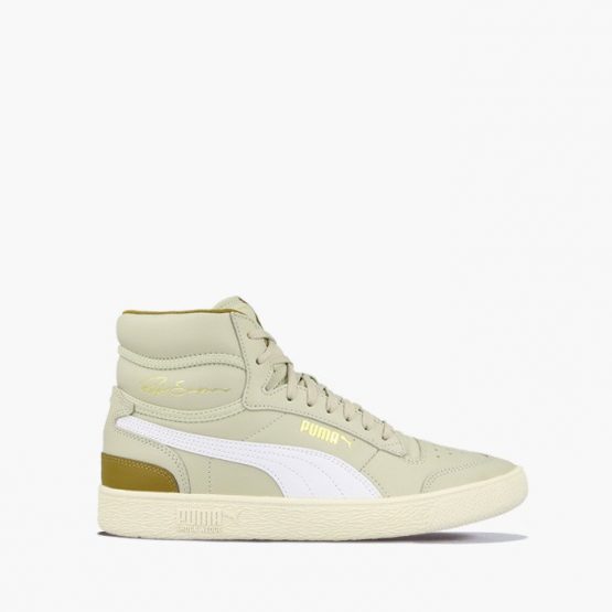 נעליים פומה לגברים PUMA Ralph Sampson Mid - ירוק בהיר