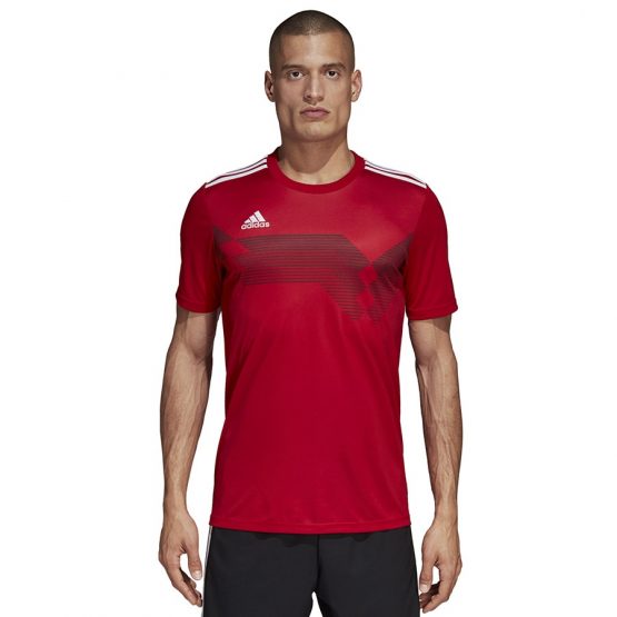 חולצת אימון אדידס לגברים Adidas Campeon 19 JSY - אדום יין