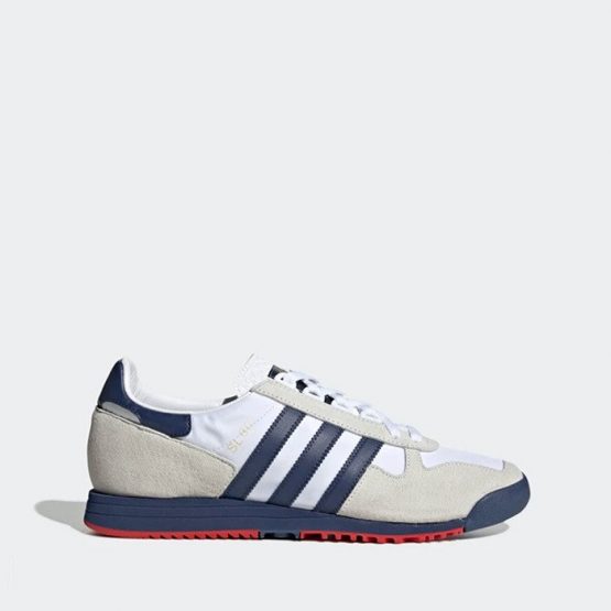 נעלי סניקרס אדידס לגברים Adidas Originals SL 80 - לבן  כחול  אדום