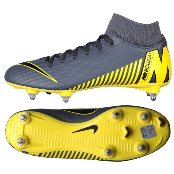 נעליים נייק לגברים Nike   Mercurial Superfly 6 Academy SG  - אפור/צהוב