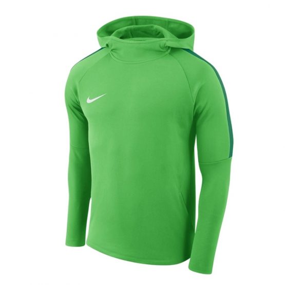 חולצת אימון נייק לגברים Nike NK Dry Academy 18 Hoodie - ירוק