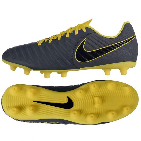 נעליים נייק לגברים Nike   Tiempo Legend 7 Club FG  - אפור/צהוב