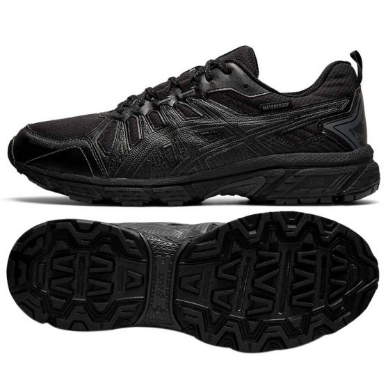 נעלי ריצת שטח אסיקס לגברים Asics   Gel Venture 7  - שחור