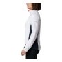 סווטשירט קולומביה לנשים Columbia Glacial 4 Half Zip - לבן הדפס