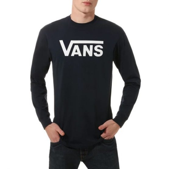 סווטשירט ואנס לגברים Vans Classic Longsleeve - כחול כהה