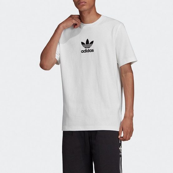 חולצת טי שירט אדידס לגברים Adidas Originals Premium Tee - לבן