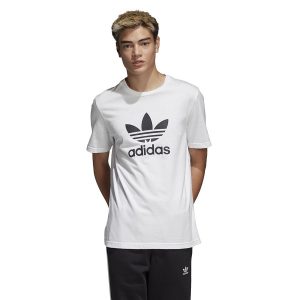 ביגוד Adidas Originals לגברים Adidas Originals Trefoil - לבן