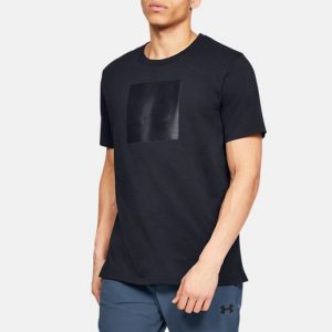 חולצת T אנדר ארמור לגברים Under Armour Unstoppable Knit - שחור