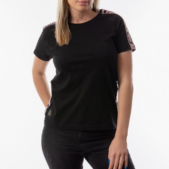 ביגוד אלפא אינדסטריז לנשים Alpha Industries Al Tape T - שחור