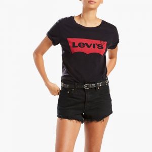 חולצת טי שירט ליוויס לנשים Levis The Perfect Tee - שחור