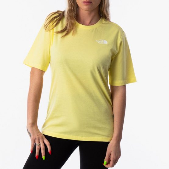 חולצת T דה נורת פיס לנשים The North Face Simple Dome - צהוב