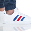 נעלי סניקרס אדידס לגברים Adidas Grand Court - לבן  כחול  אדום