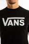 חולצת טי שירט ואנס לגברים Vans CLASSIC - שחור/לבן