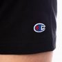 חולצת T צ'מפיון לגברים Champion Small C Logo - שחור