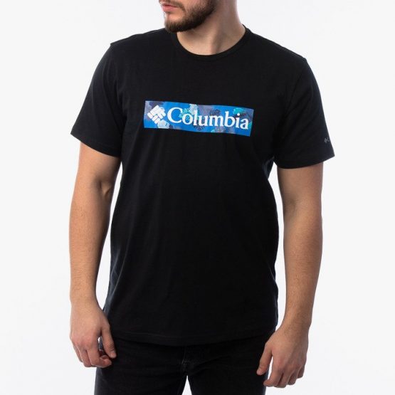 חולצת T קולומביה לגברים Columbia Rapid - שחור