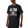חולצת T קונברס לגברים Converse All Star SS Tee - שחור