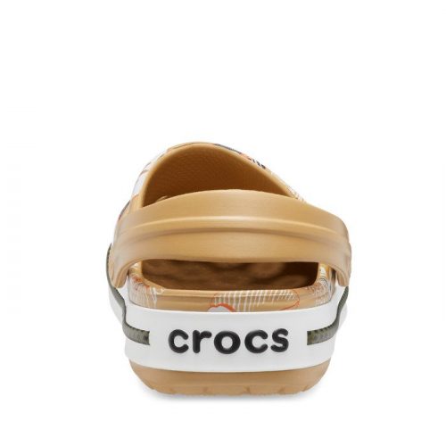 Crocband botanical print online clog