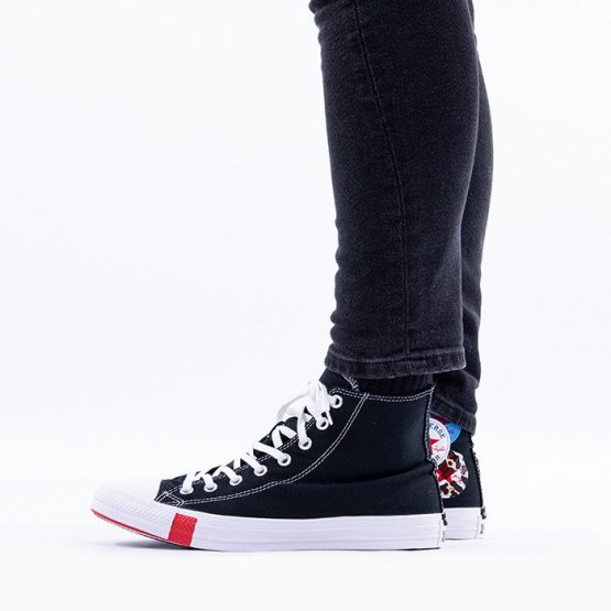 נעליים קונברס לגברים Converse Chuck Taylor All Star Logo Play Hi - שחור