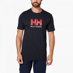 חולצת T הלי הנסן לגברים Helly Hansen Logo - שחור